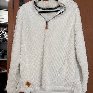 Simply Southern Cream Sherpa Pullover